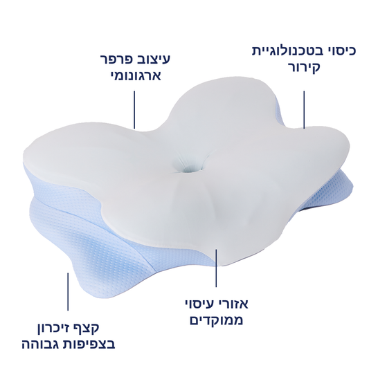 כרית Derila Ergo - כרית תמיכה לצוואר